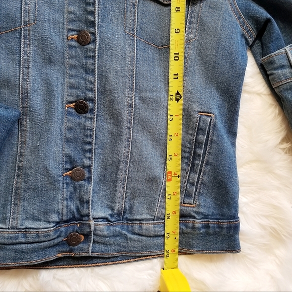 Old Navy | Medium Wash Denim Girl's Jacket - Picture 5 of 6